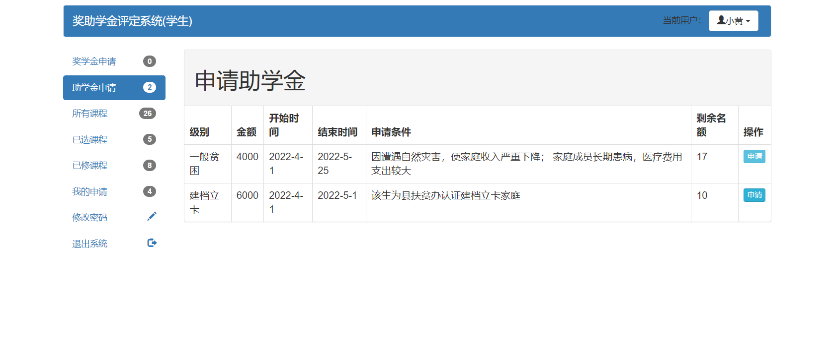奖助学金评定系统ssm+jsp (14).png