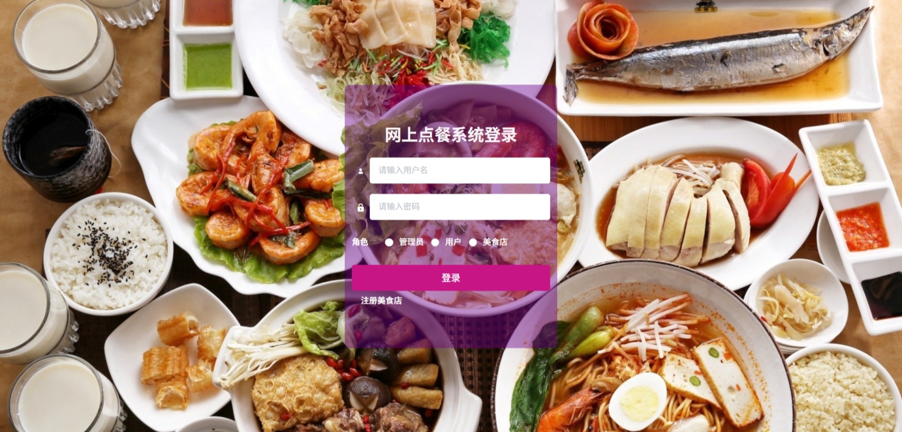 Java网上点餐管理系统_SpringBoot源码_含文档+远程部署服务